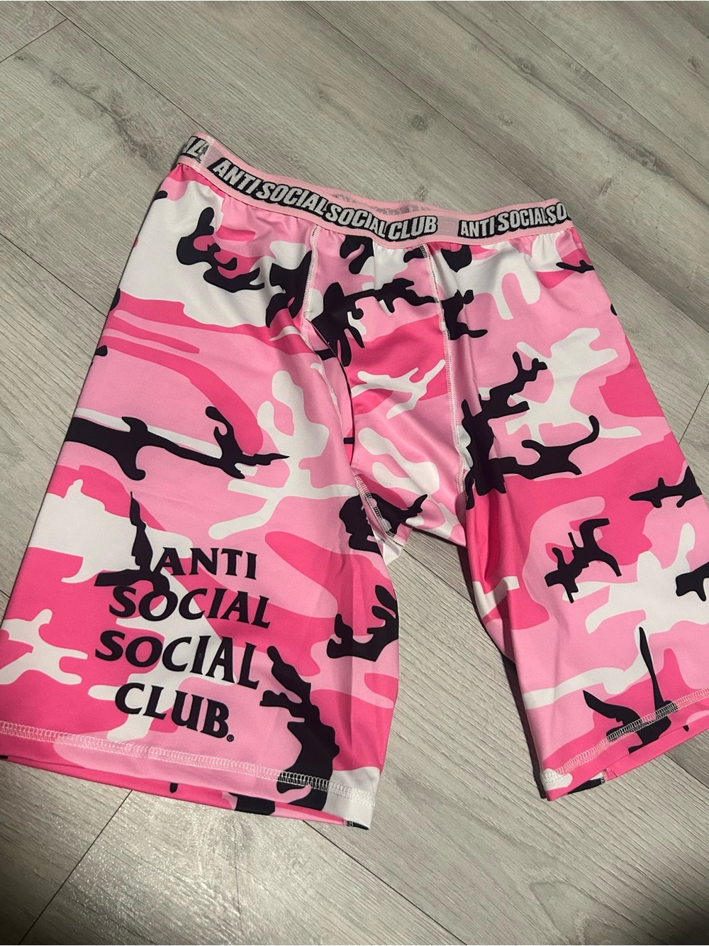 Anti Social Social Club Men’s Pink Camo Performance Shorts/Underwear